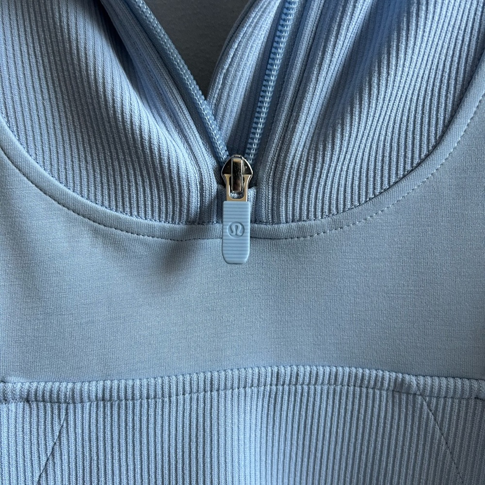 lululemon athletica Light Blue Half-Zip Pullover Hoodie - Picture 2 of 4